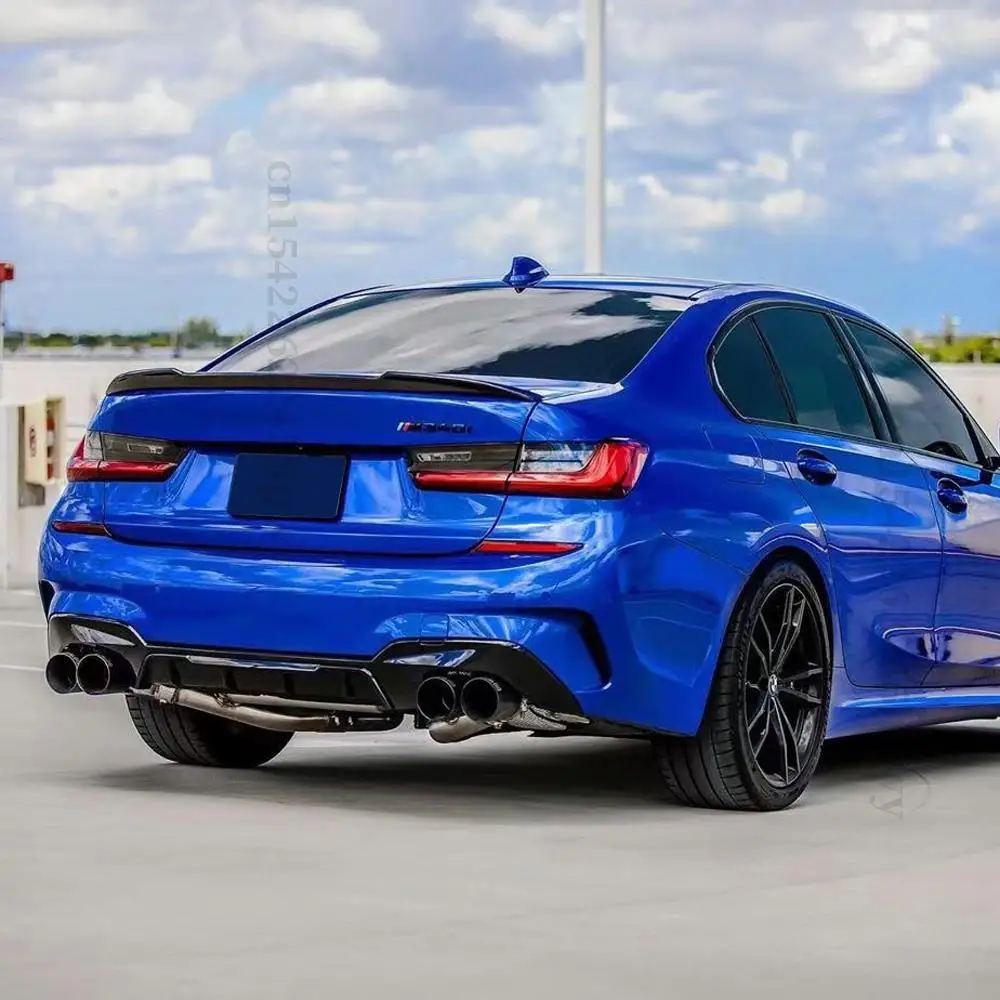Rear Spoiler Wing Boot Lip Tuning Accessories For BMW 3 Series G20 G28 2019 2020 2021 330i 325i 320i True Real Carbon Fiber | Автомобили и