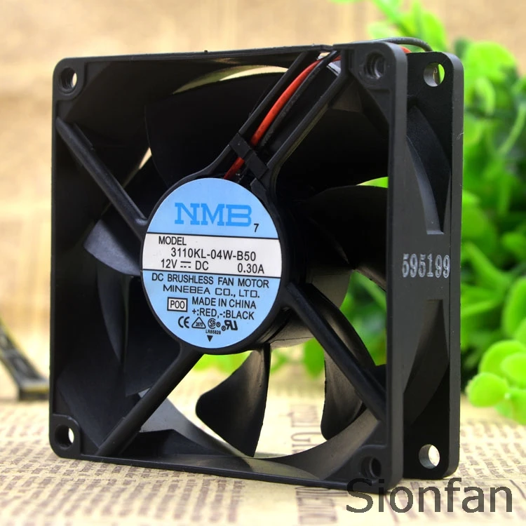 Для оригинального NMB 3110KL 04W B50/B59 8025 12 В 0 30a 8 см двойной шариковый вентилятор|Пульты