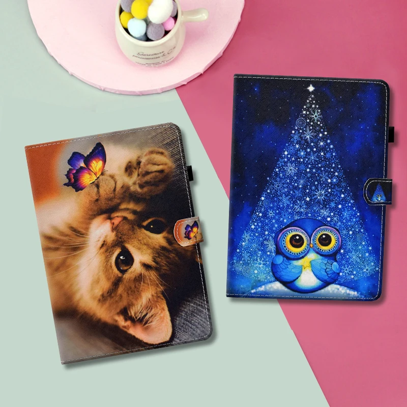 Детский чехол для Samsung Tab A 8 0 2019 T290 книжка из искусственной кожи с подставкой Galaxy A8