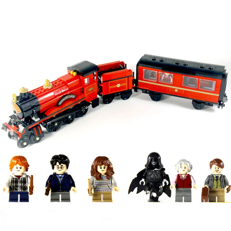 Новый Гарри Магия Hogwartsent Экспресс поезд совместим с 75955 строительные блоки