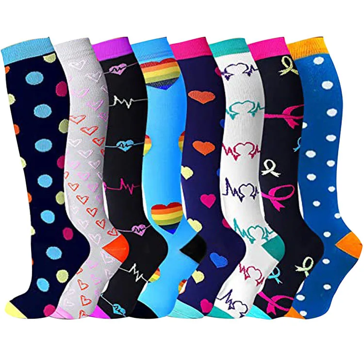 Manufacturers Wholesale Sports Leisure Compression Socks 4/6/7 PAIRS PER SET Adult Pressure Socks Compressed