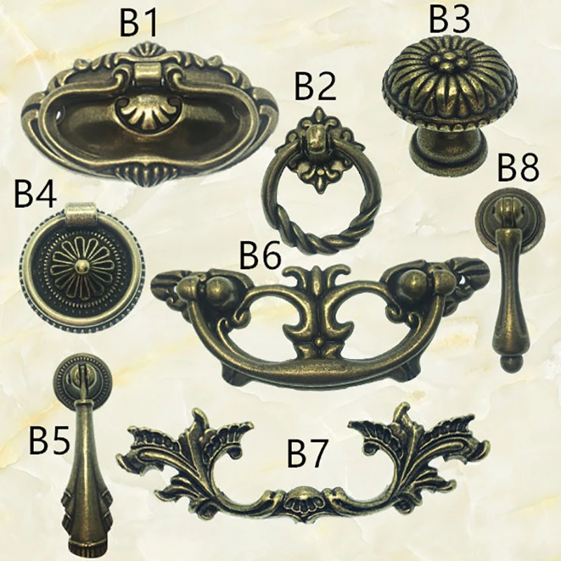 

Classical style Bronze Antique Style Cabinet Wardrobe Drawer Handle 1PCS