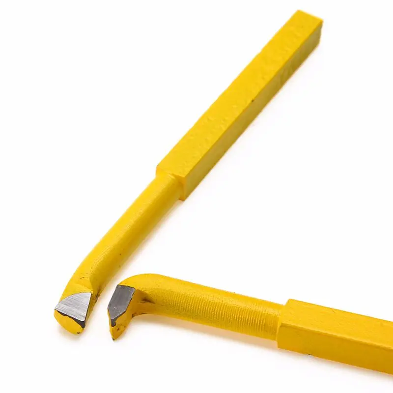 

9pcs/Set YW1 Carbide Brazed Tip Tipped Lathe Cutter Tools 8x8mm Shank High Hardness Turning Milling Welding Bit