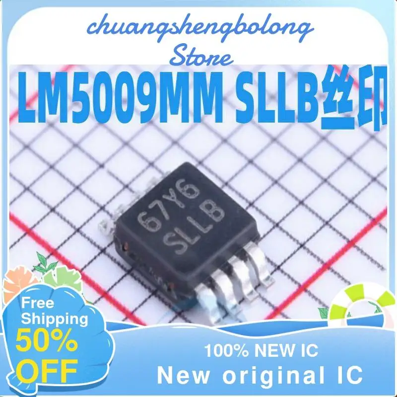 

10-200PCS LM5009 LM5009MM SLLB MSOP-8 New original IC
