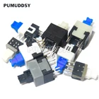 (10 шт.лот) 5,8*5,8 7*7 8*8 8,5*8,5 мм самоблокирующийся тактильный микропереключатель питания, набор 6-контактных кнопочных переключателей PUMUDDSY