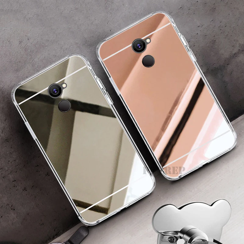 Чехол с зеркальным покрытием для Redmi 5 Plus 5A 6A 6 7 S2 Note Pro Poco F1 Модный мягкий чехол из