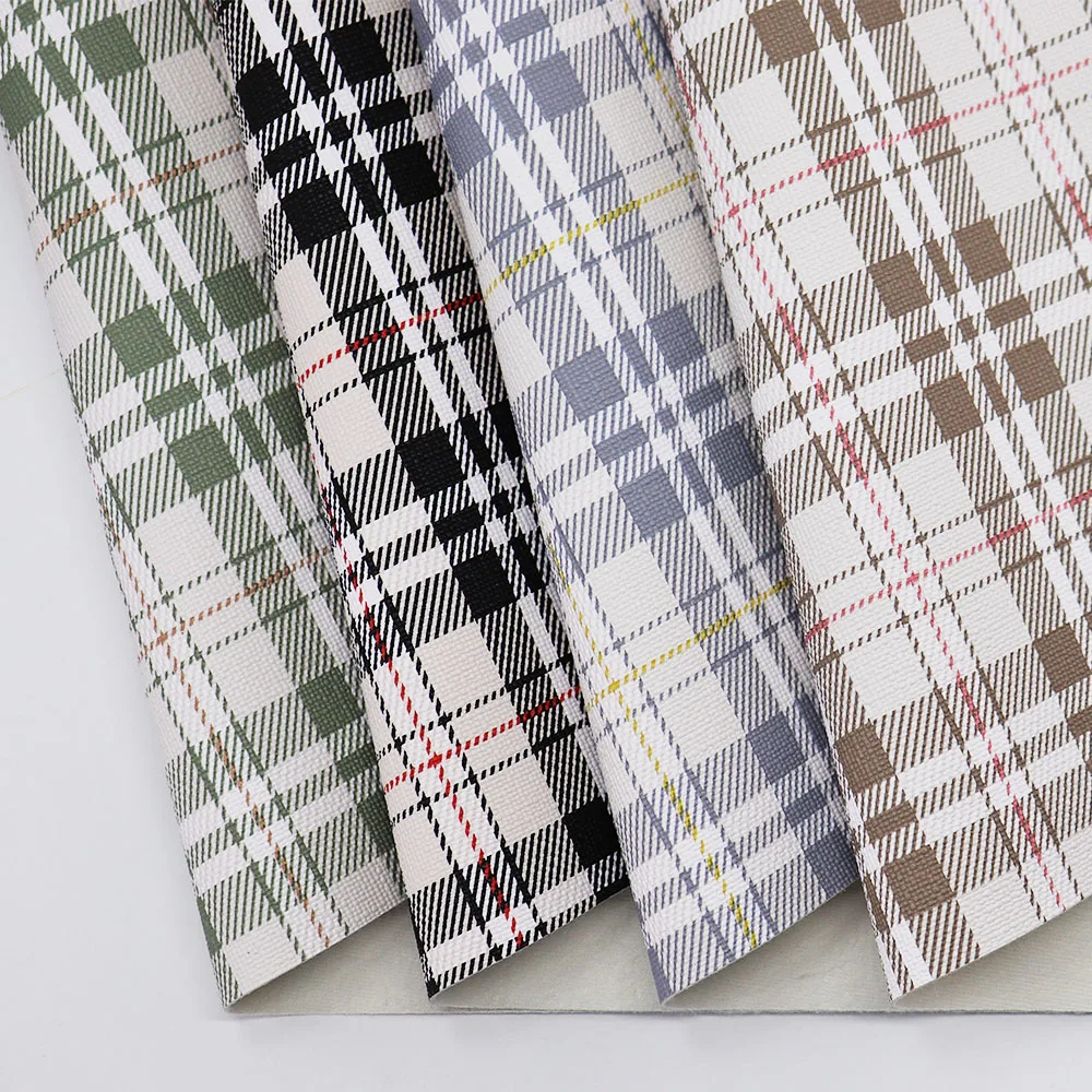 A4 лист в клетку тартень искусственная кожа ткань для сумок подарочные коробки