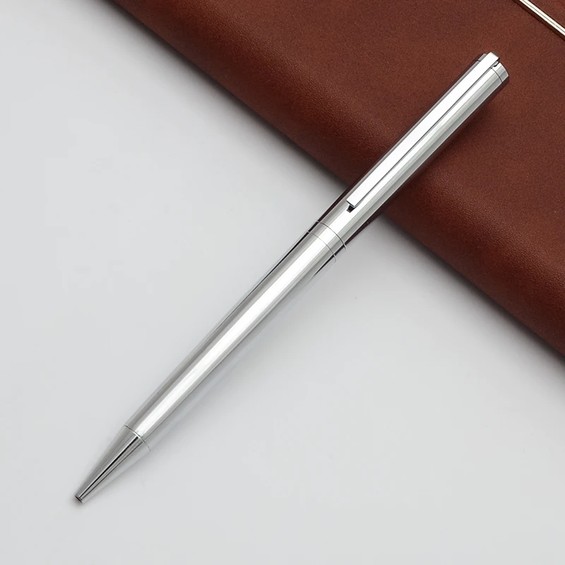 

1 шт. металлическая прочная шариковая ручка Вращающаяся ручка портативная шариковая ручка масляные ручки изысканный инструмент для письма