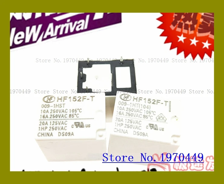 HF152F T 009 1HT 1HST 9V 4|Реле| |
