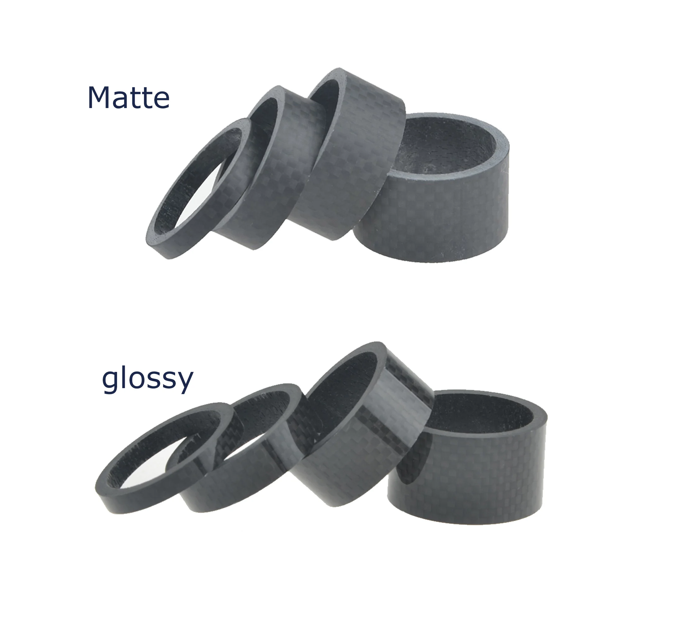 

Catdogbear Carbon Fiber Bicycle Washer Stem Spacers Kit to Fix The Bicycle MTB Accessories 5mm 10mm 15mm 20mm Glossy&Matte