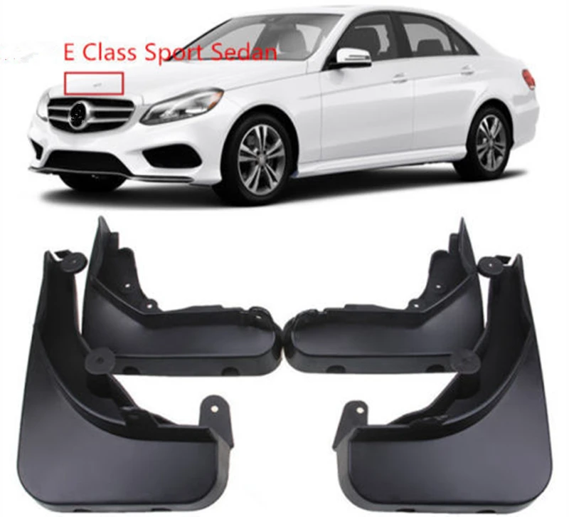 Car Splash Mud Guards Flaps Fit For 2013-2018 Benz E Class Sport Sedan W213 W212 fender 4pcs/set | Автомобили и мотоциклы
