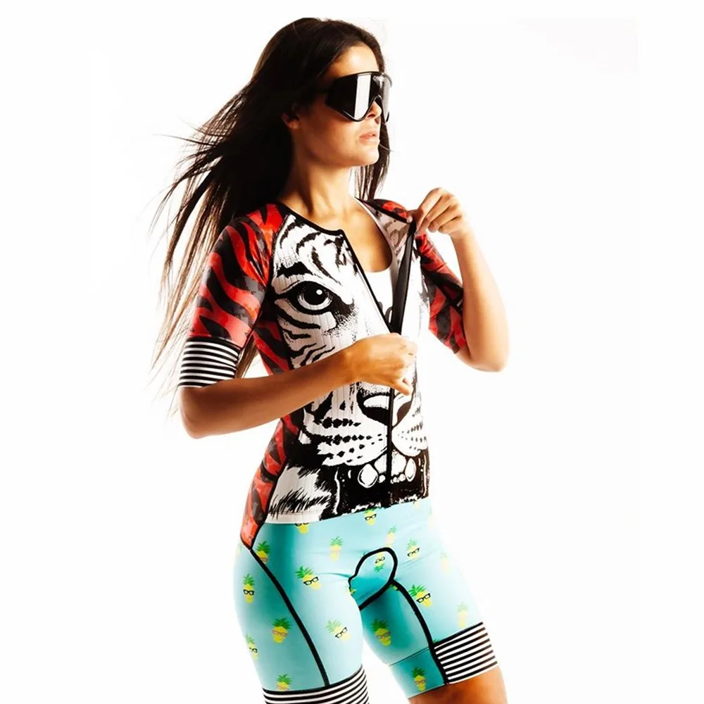 На открытом воздухе для триатлона женщины любят боль скафандр Велоспорт Джерси