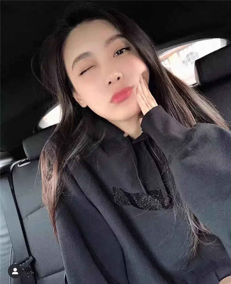 Толстовка с капюшоном для мужчин и женщин Модный пуловер ромбовидными камнями