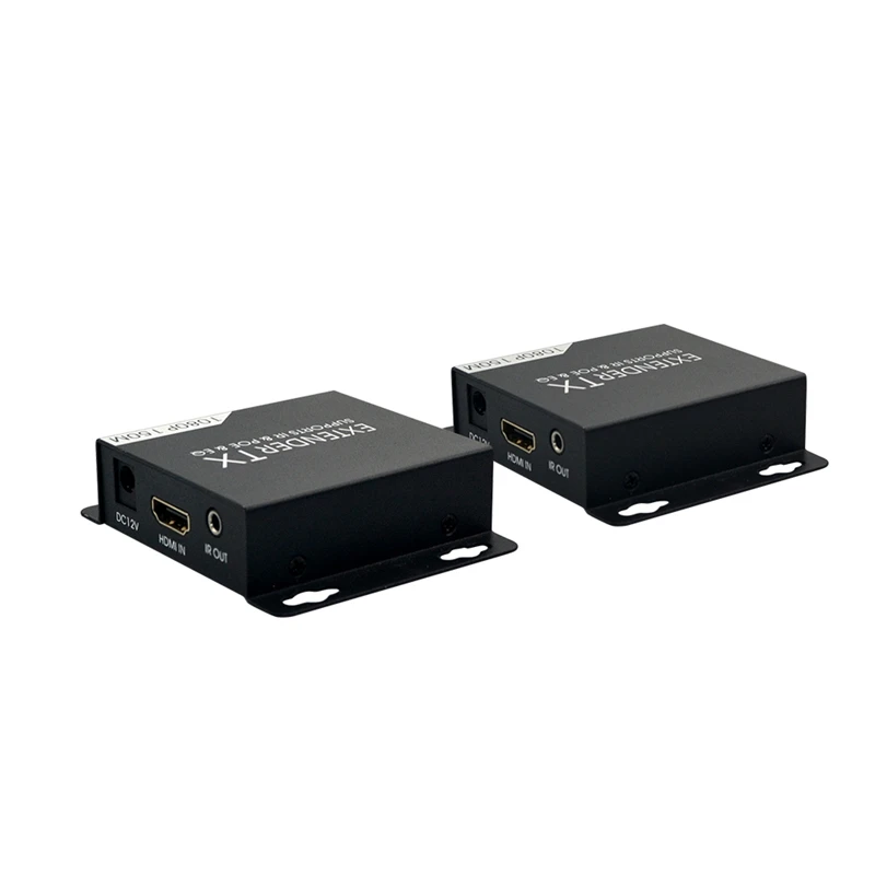 HDMI-совместимый удлинитель POC 150 м футов с ИК-кабелем через один RJ45 Cat6/7 |