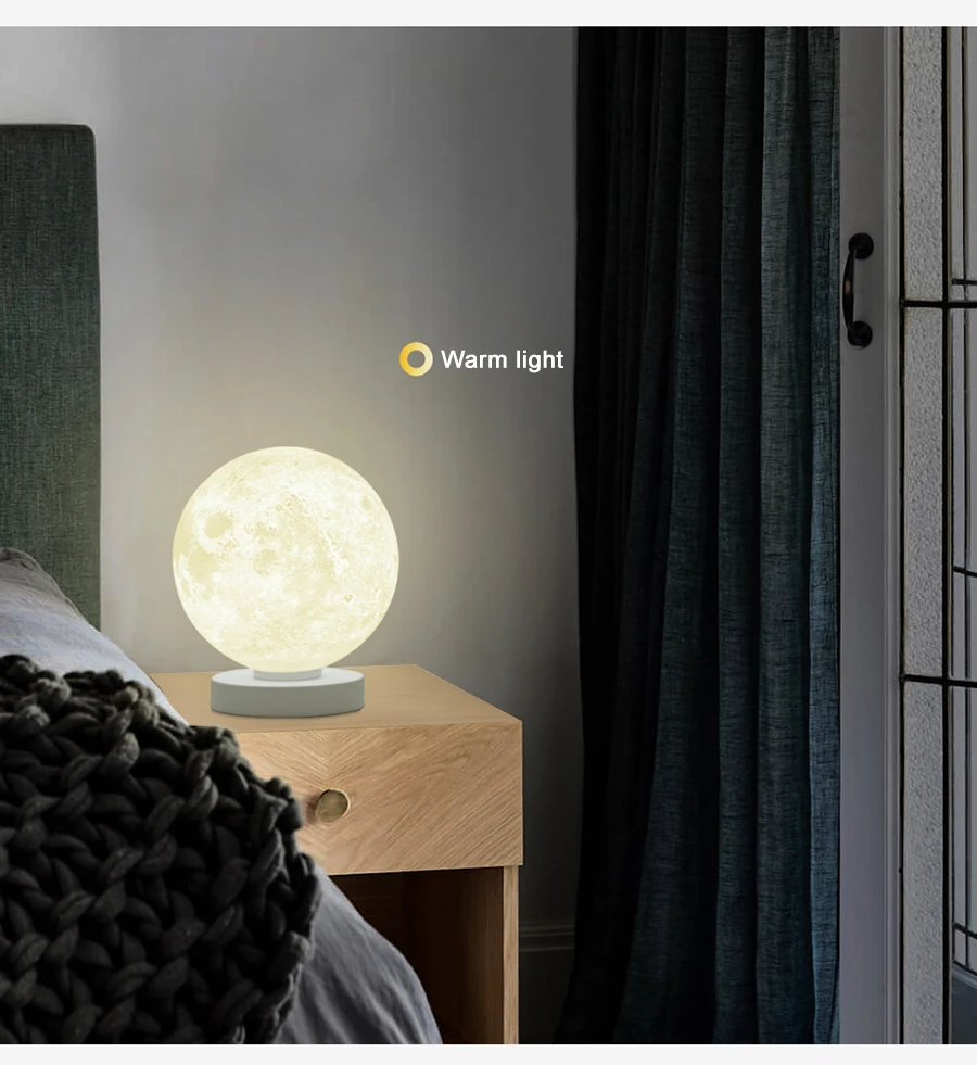 Night Light 3D Illusion Lamp 3 Colors Change LED Lamps Smart Touch USB Children's Day Best Gift Bedroom Decor Bedside Lamp