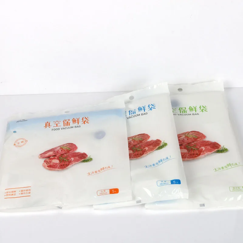 

Food Vacuum Bag Set Vacuumized Food Preservation Bag Zipper Sealed Bag