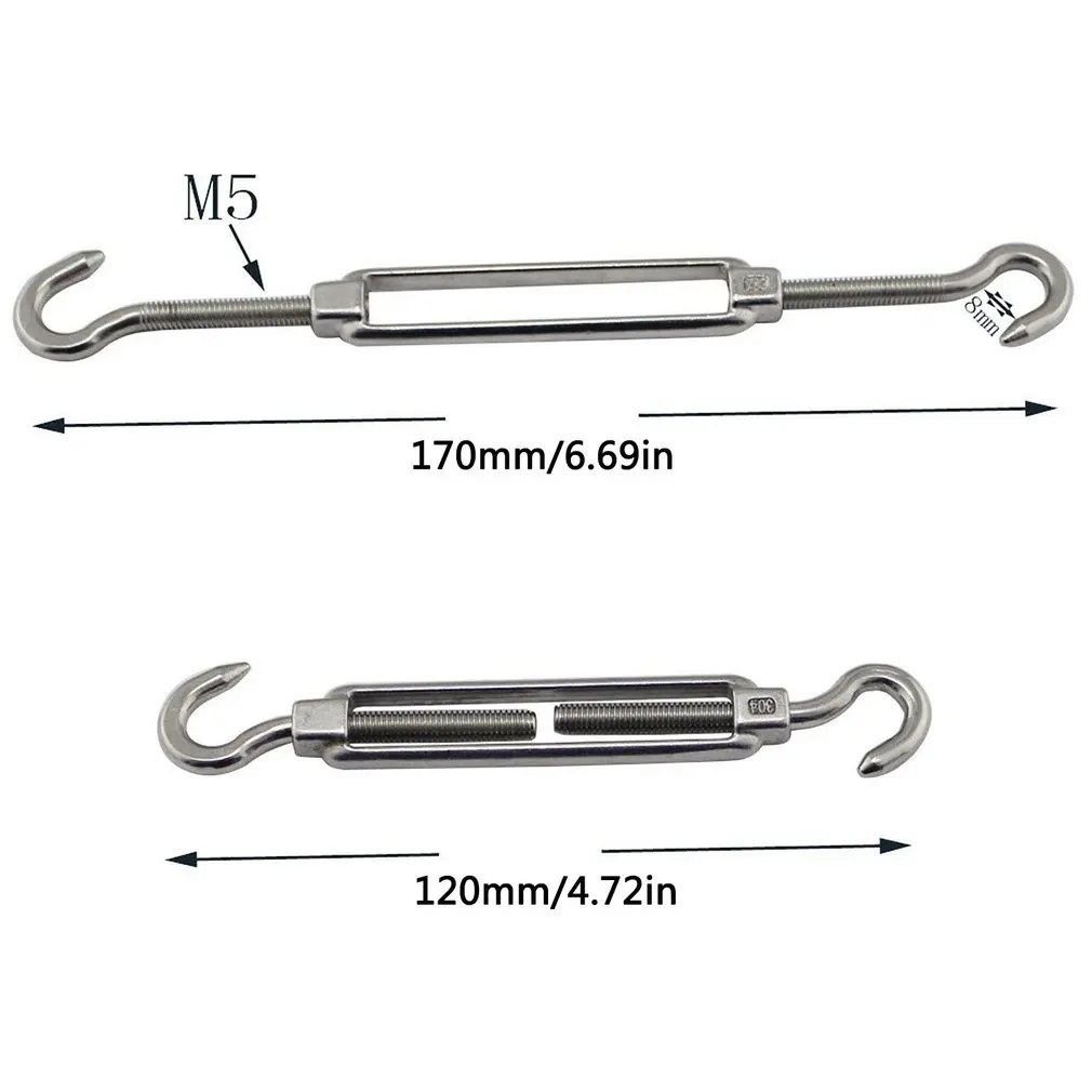 

Tensioning Screws Snap Hooks Wall Bracket Awning Attachment Set Kit Privacy Screen Assembly Material Complete Set