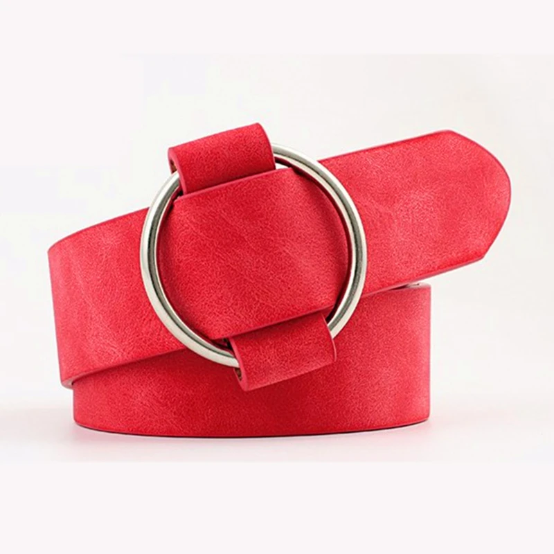 Круглые пряжки без шпильки для женских кожаных ремней | Аксессуары одежды