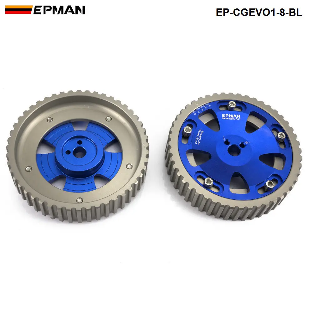 2 шт. регулируемый Cam Шестерни алюминиевый Переключение времени шкив комплект для