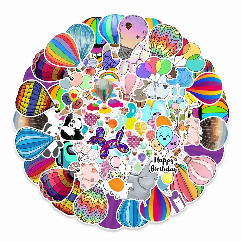 

50 шт. автомобильные наклейки воздушный шар Новая тема граффити наклейка s чемодан скейтборд авто мотоцикл тело граффити наклейка