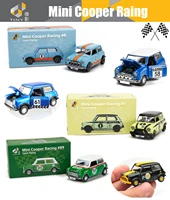 new tiny toy minni cooper racing cars 150 scale diecast alloy toy car for collection gift