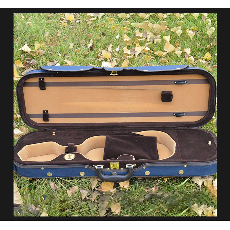 Чехол для скрипки 4/4 с двойным плечом квадратная коробка замком квадратный чехол