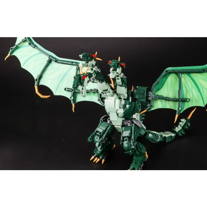 Конструктор Кинг Гидора (Godzilla 2 King Ghidorah) 672 детали 14638|Соединяющиеся блоки| |