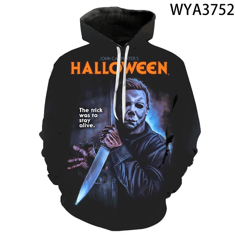

New Cool Michael Myers 3D Printed Hoodies Sweatshirts Men Women Children Streetwear Pullover Boy Girl Kids Sweatshirts Jacket
