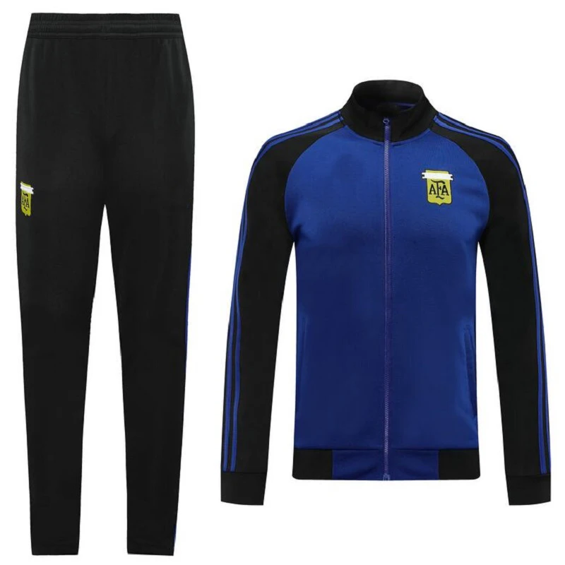 

Argentina Training suit 2020 2021 Men Football tracksuit training wear custom football kit 20 21 tracksuit Messi tracksuit
