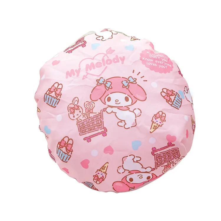Новая мультяшная двухслойная утолщенная большая шапочка Sanrio Hello Kitty для ухода за