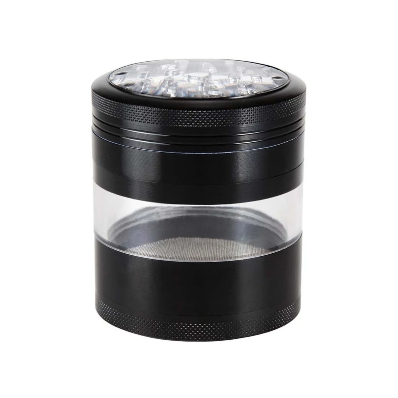 

Grinders-Large Herb Grinder Four Piece 2.5Inch with Pollen Catcher Tobacco Cigarette Crusher Grade Premium Aluminum