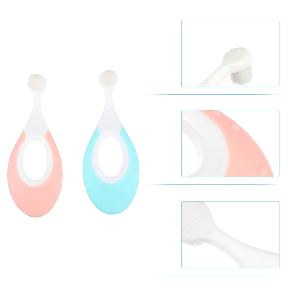 

2pcs Cozy Bristles Toothbrush Baby Toothbrush Kid Oral Care Tooth Brush
