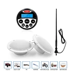 Водонепроницаемый морской аудио Bluetooth стерео FM AM приемник MP3 плеер + 4 