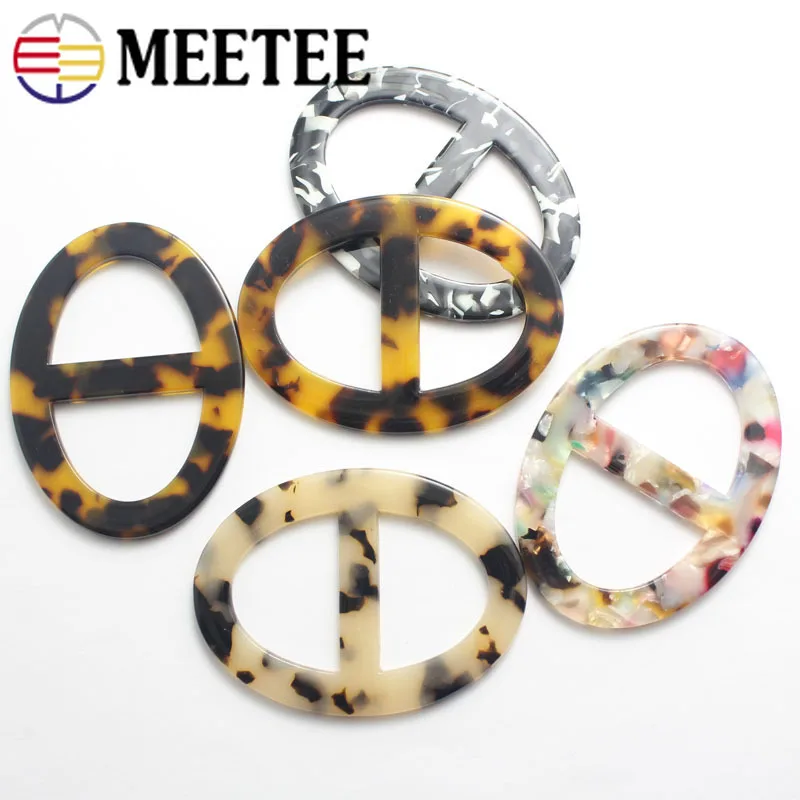 Овальное кольцо пряжки из смолы шарф ремень для плавания декоративная