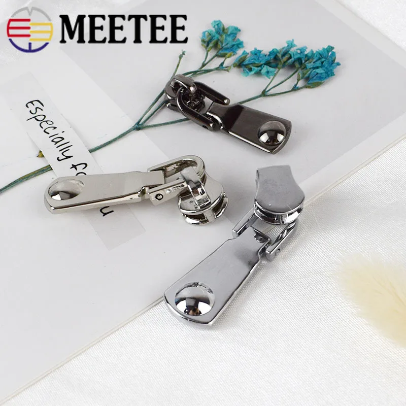 5 шт. модные 3 #5 # слайдеры на молнии для металлических молний курток одежды