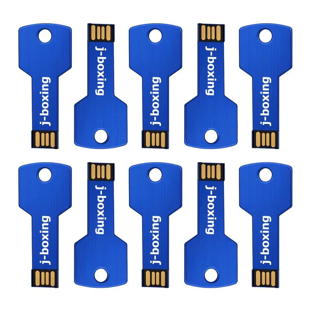 USB флеш накопители J boxing в форме ключа 10 флэш накопитель для ПК Mac 1 ГБ 2 4 8 16 32 ГБ|USB