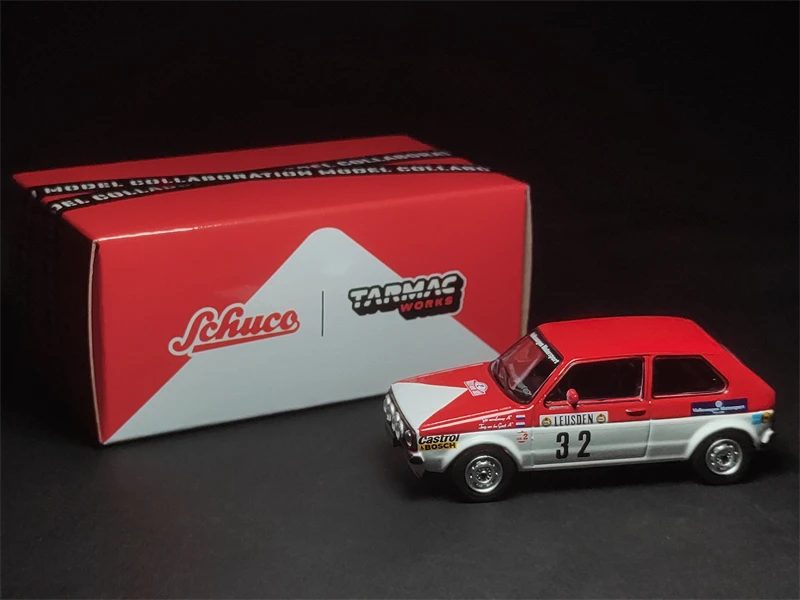 

Tarmac Works Schuco 1/64 Golf 1 GTI Rally Monte Carlo 1980 DieCast Model Car Collection Limited Edition