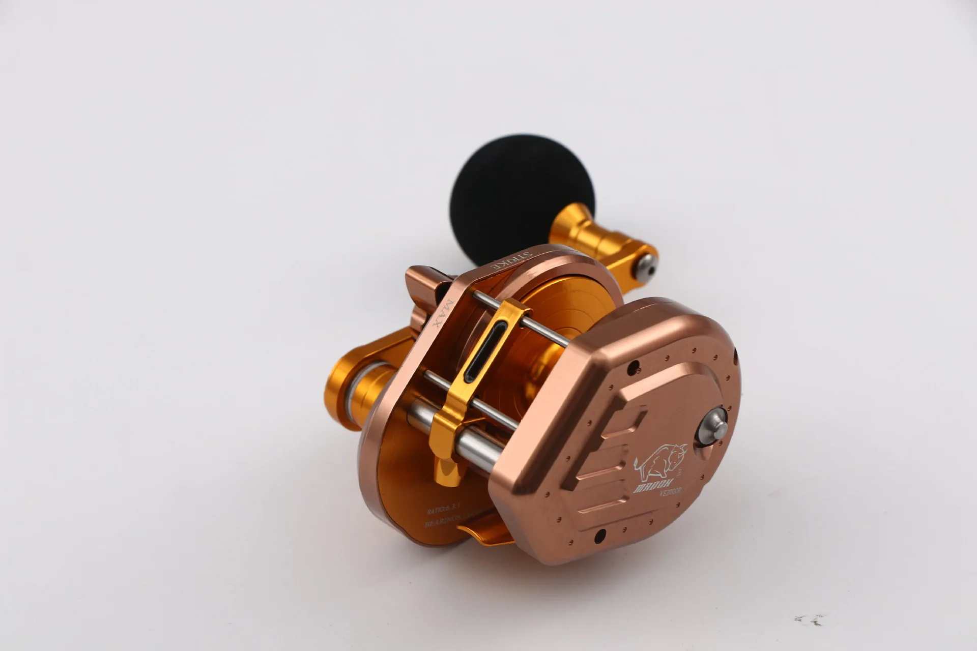 Катушка для троллинга полностью Металлическая Рыболовная катушка с ЧПУ резная