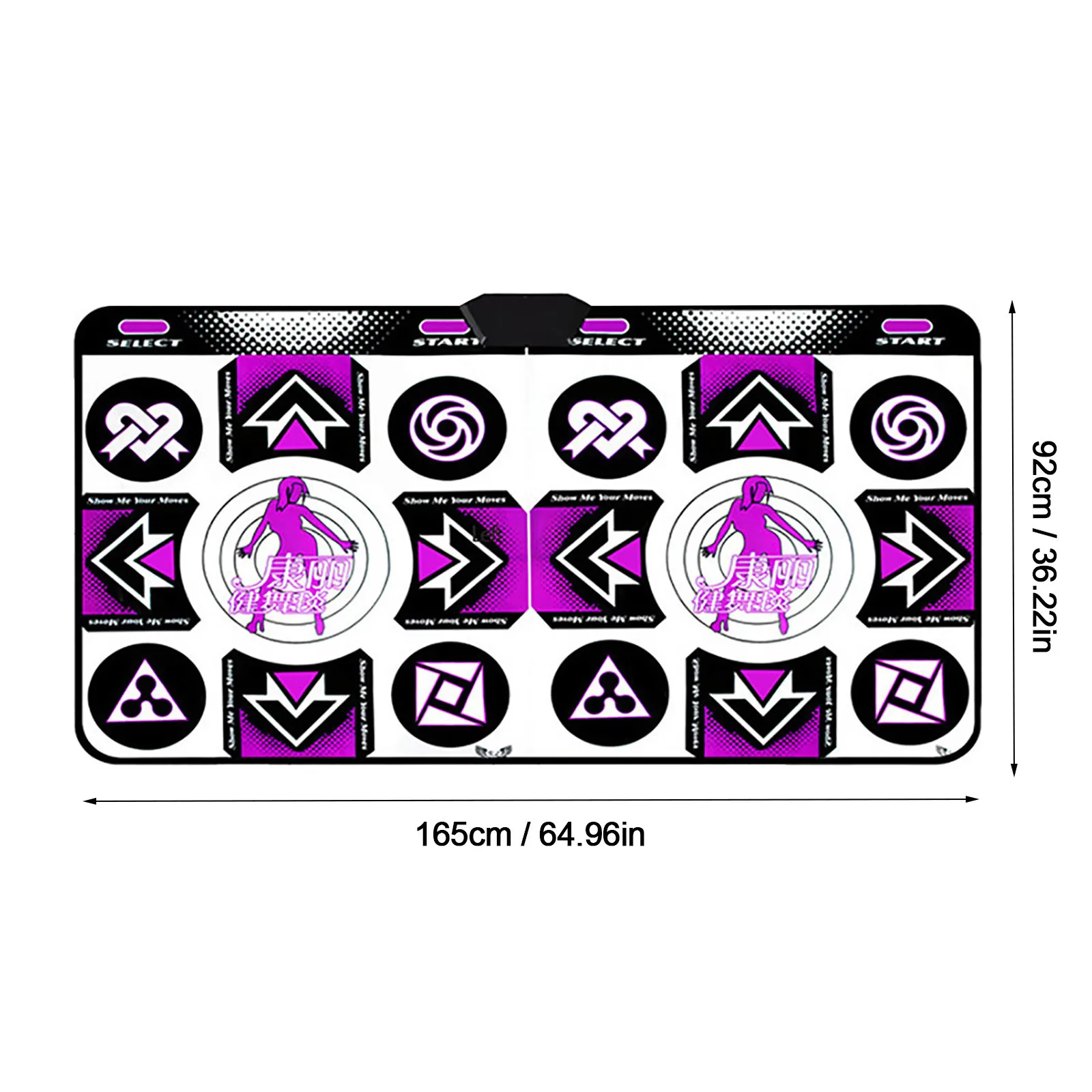 

Double user Dance Mats Non-Slip Dance Step Pads Sense Game English for PC TV wireless yoga dance mat Computer 150 sense games
