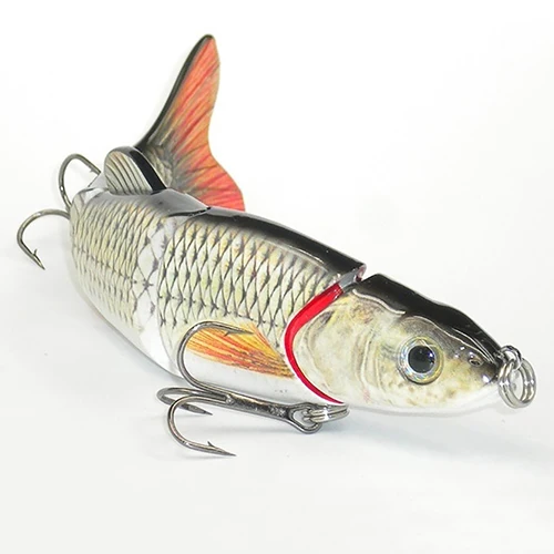 5 сегментов рыболовная приманка крючки с крючком рыболовные снасти в форме 3D