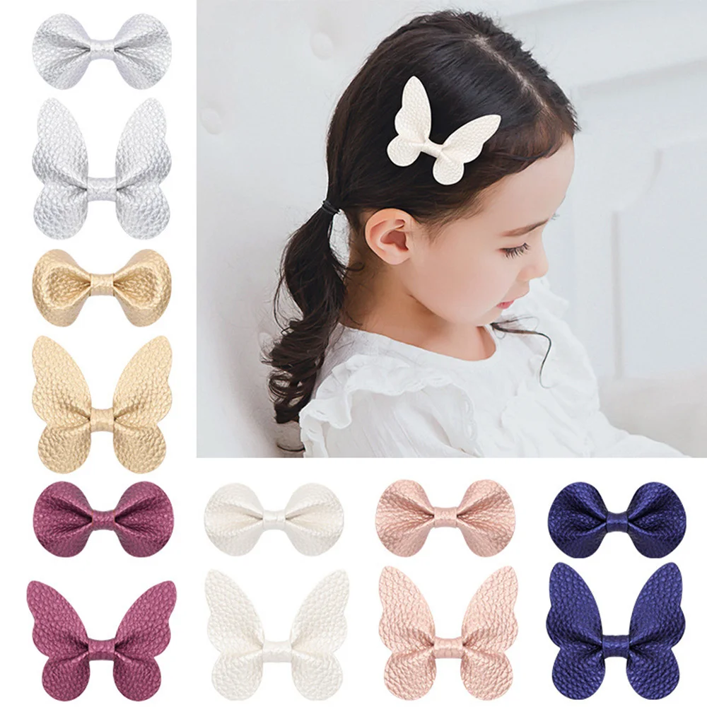 

New Fashion Baby Chindren BB Clips Creative Bownot Hairpins Cute Butterfly Hair Clip Hair Accessories Hair Styling Tool