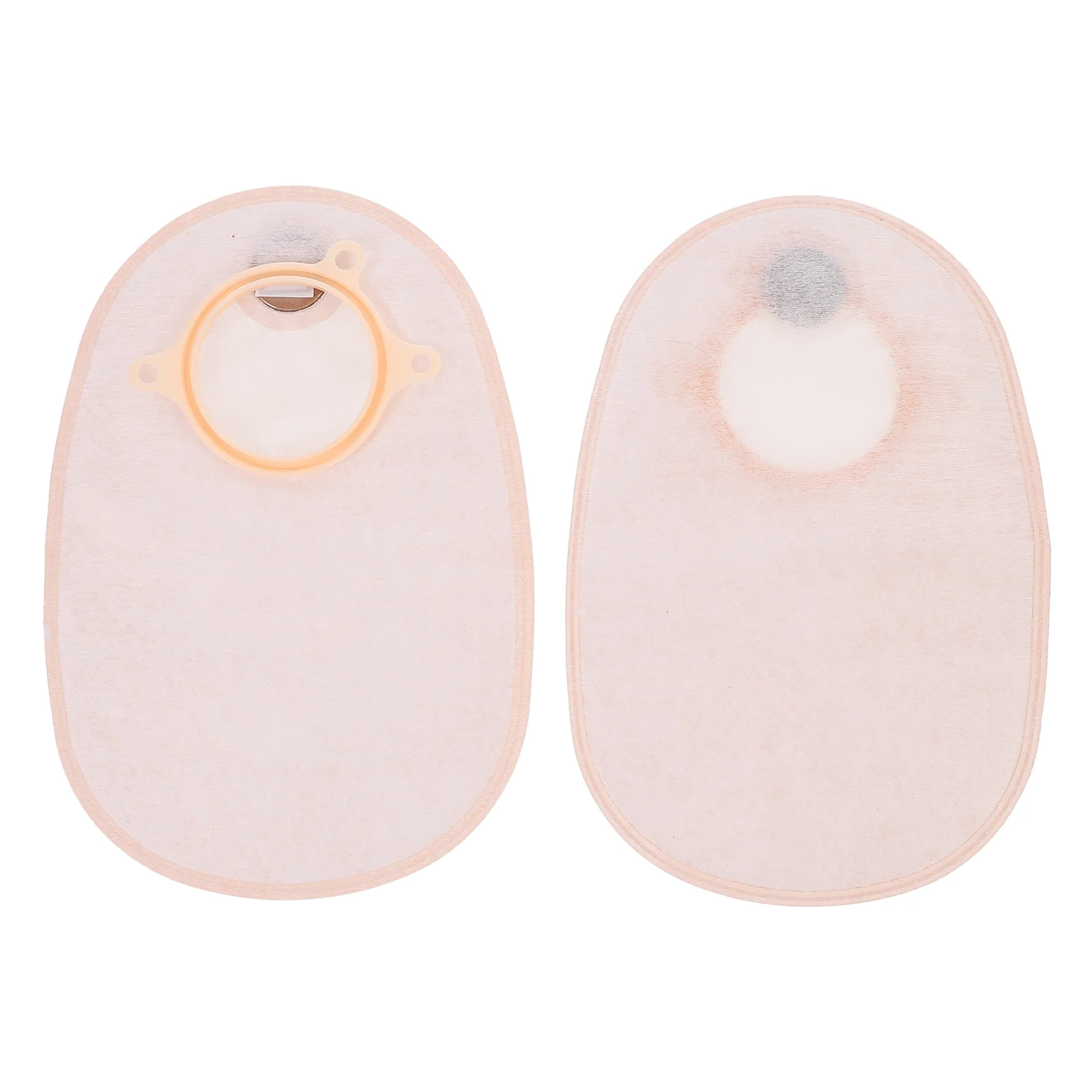 

2 PCS Colostomy Bag Stool Bag Filtered Stoma Care Ostomy Pouch Without Ring