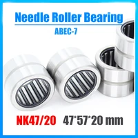nk4720 bearing 475720 mm 5pc abec 7 solid collar needle roller bearings without inner ring nk4720 nk4720 bearing