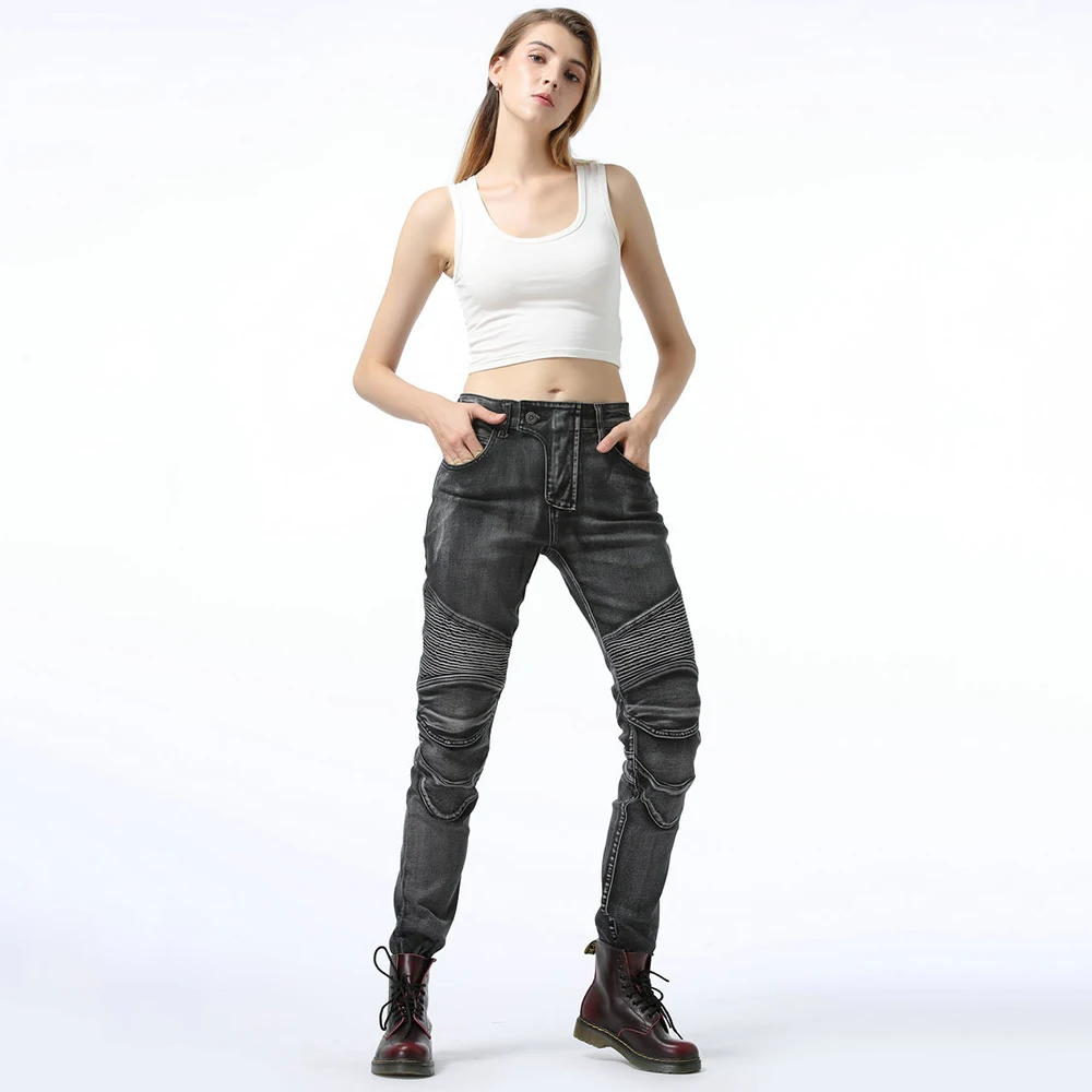 Мотоциклетные брюки женские мотоциклетные джинсы защитное снаряжение для езды