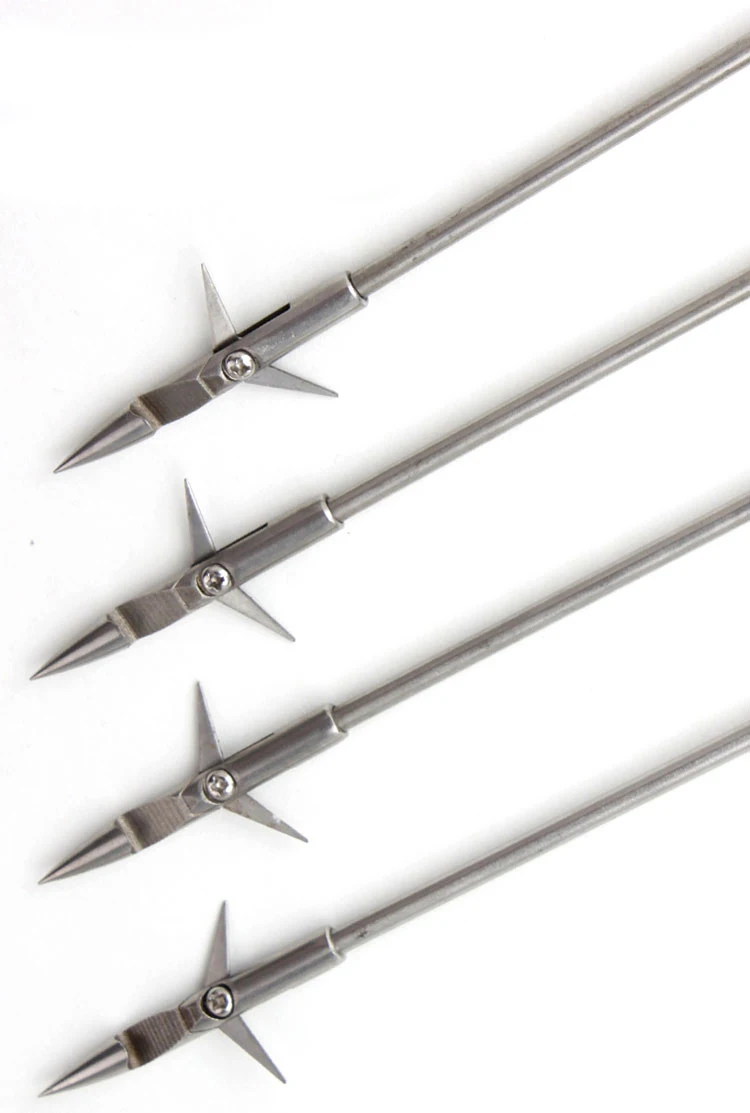 

Hot sale Outdoor Hunting High Quality 1Pcs Stainless Steel Bow Arrowhead Slingshot Catapult Dart Hunting Shooting Fish Hand Tool