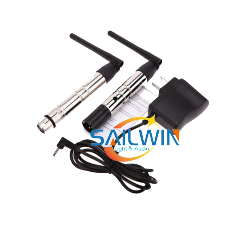 1х высококачественный китайский сценический оптовый цена 2,4 ГГц XLR DMX512 беспроводной передатчик для аккумулятора беспроводной светодиодный Par Can