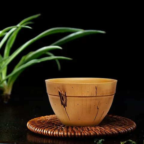 Чайные чашки из бамбуковой фиолетовой глины, Аутентичные кружки Zisha ручной работы 30 мл, китайский чайный сервиз Кунг-фу, чайная посуда, Рождественский подарок на день рождения