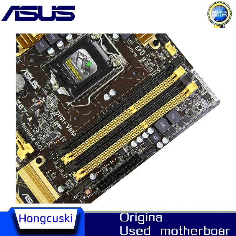 Для ASUS оригинальная материнская плата Socket LGA 1150 DDR3 Z87 SATA3 USB3.0 настольная |