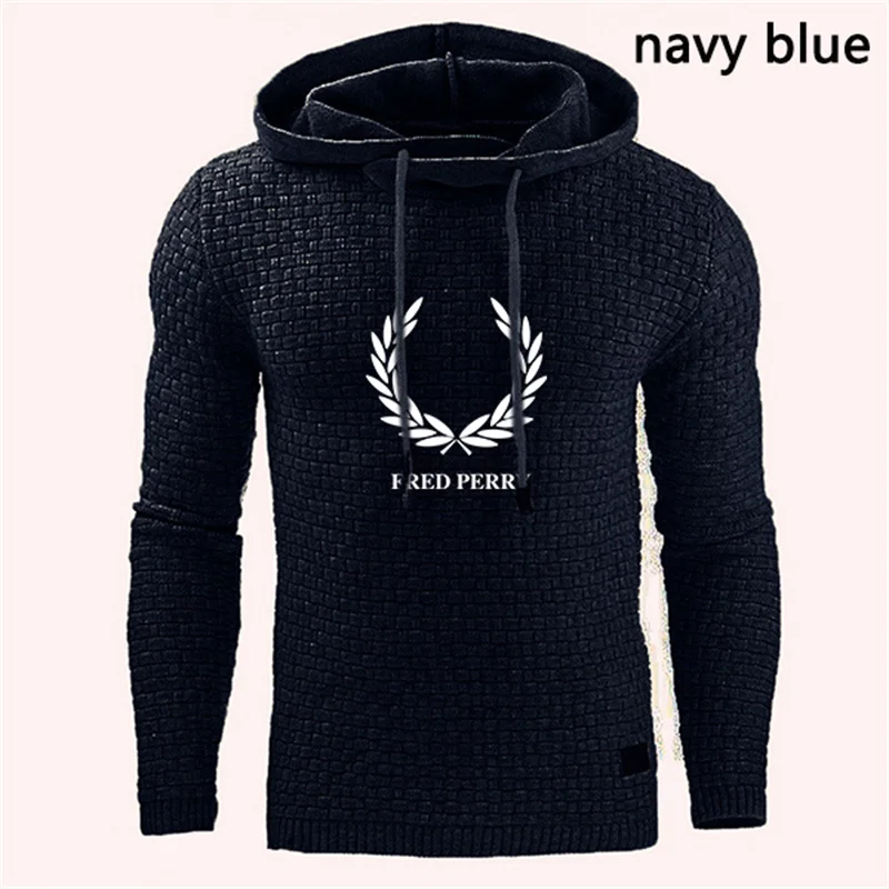 

Spring And Autumn Men's Long Sleeve Jacket Sweatshirt Jacquard Sportswear Pullover Hoodie Men's Fitness Hooded Jogging Suit