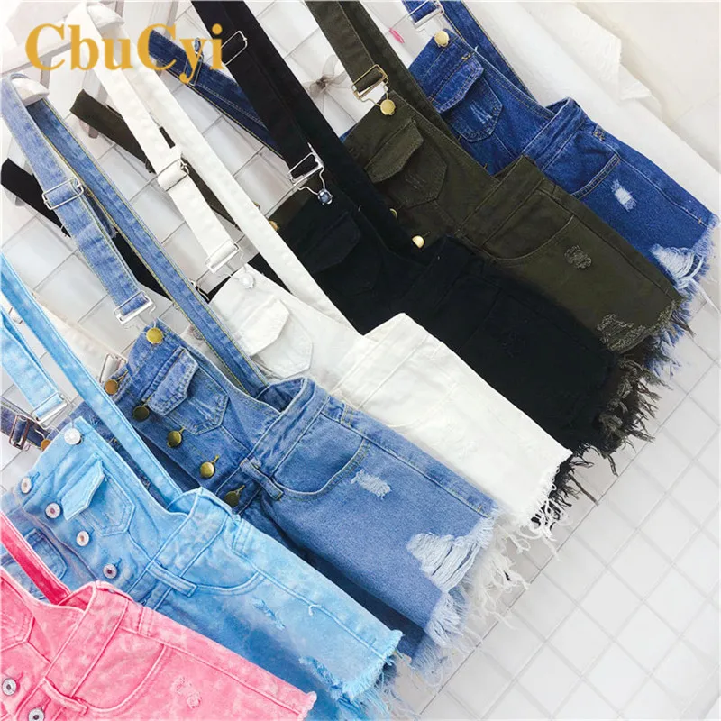 CbuCyi модные джинсовые комбинезоны для женщин комбинезон женский джинсовый
